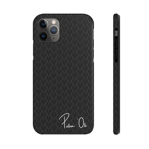Spear Script Phone Case (Gray)