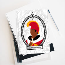 Load image into Gallery viewer, Tribal King Kamehameha I Journal - Ruled Line (White)
