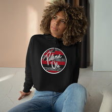 Load image into Gallery viewer, Kanaka Kollection Palena ‘Ole Flag Cropped Hoodie (Gray)
