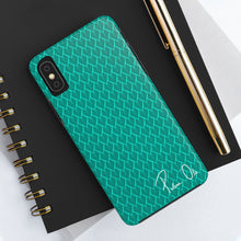 Load image into Gallery viewer, Spear Script Phone Case (Teal)
