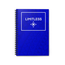 Load image into Gallery viewer, Tribal LIMITLESS Square Spiral Notebook - Ruled Line (Blue)
