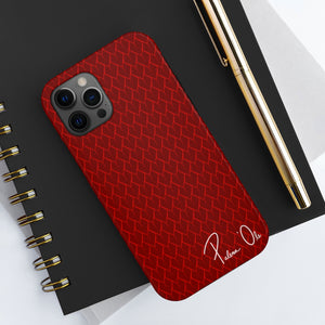 Spear Script Phone Case (Red)