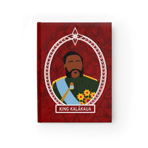 Tribal King Kalākaua Journal - Ruled Line (Red)