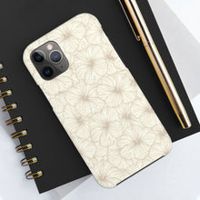 Load image into Gallery viewer, Hibiscus Phone Case (Off White)
