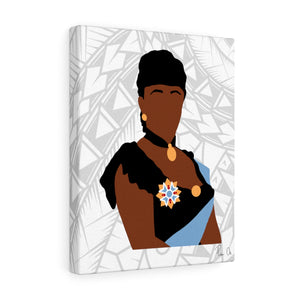 Queen Liliuokalani Canvas Gallery Wraps (White)