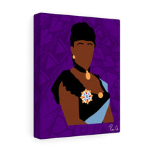 Load image into Gallery viewer, Queen Liliuokalani Canvas Gallery Wraps (Purple)
