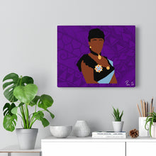 Load image into Gallery viewer, Queen Liliuokalani Canvas Gallery Wraps (Purple)
