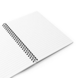 Tribal Spiral Notebook - Ruled Line (Gray)