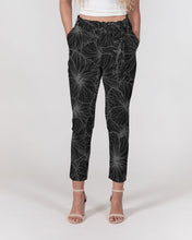 Load image into Gallery viewer, Hibiscus Women&#39;s Belted Tapered Pants (Gray)
