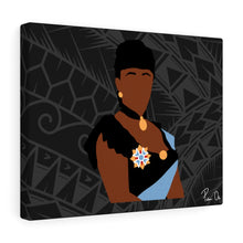 Load image into Gallery viewer, Queen Liliuokalani Canvas Gallery Wraps (Black)
