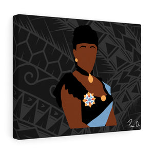 Queen Liliuokalani Canvas Gallery Wraps (Black)