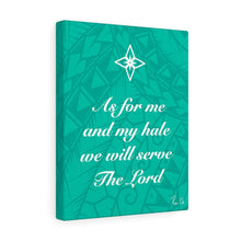 Load image into Gallery viewer, Scripture Canvas Gallery Wraps (Teal)
