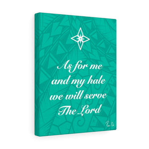 Scripture Canvas Gallery Wraps (Teal)