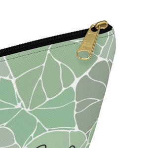 Light Kalo Script Accessory Pouch w T-bottom