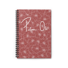 Load image into Gallery viewer, Hibiscus Spiral Notebook - Ruled Line (Light Pink)
