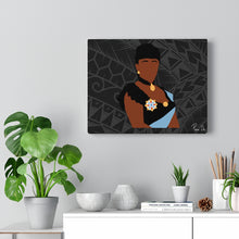 Load image into Gallery viewer, Queen Liliuokalani Canvas Gallery Wraps (Black)
