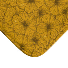 Load image into Gallery viewer, Hibiscus Bath Mat (Yellow)

