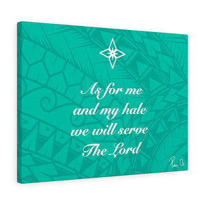 Scripture Canvas Gallery Wraps (Teal)