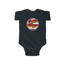Load image into Gallery viewer, Kanaka Kollection Palena ‘Ole Flag Infant Fine Jersey Bodysuit (White)
