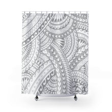 Load image into Gallery viewer, Tribal Shower Curtain (White)
