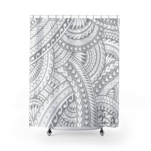 Tribal Shower Curtain (White)