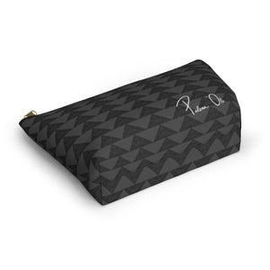 ‘Io Script Accessory Pouch w T-bottom (Gray)