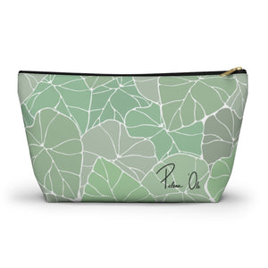 Light Kalo Script Accessory Pouch w T-bottom