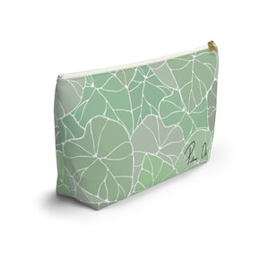 Light Kalo Script Accessory Pouch w T-bottom
