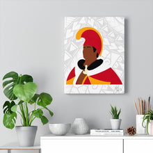 Load image into Gallery viewer, King Kamehameha I Canvas Gallery Wraps (White)
