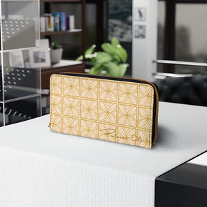 Lani Zipper Wallet (Yellow)