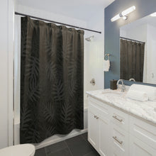 Load image into Gallery viewer, Laua’e Shower Curtain (Gray)
