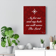 Load image into Gallery viewer, Scripture Canvas Gallery Wraps (Red)
