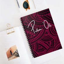 Load image into Gallery viewer, Tribal Spiral Notebook - Ruled Line (Pink)
