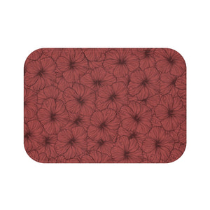Hibiscus Bath Mat (Pink)