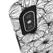 Load image into Gallery viewer, Hibiscus Phone Case (B&amp;W)

