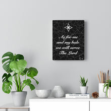 Load image into Gallery viewer, Dark Kalo Scripture Canvas Gallery Wraps

