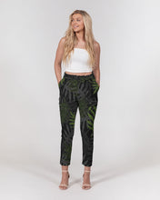 Load image into Gallery viewer, Laua’e Women&#39;s Belted Tapered Pants (Green)
