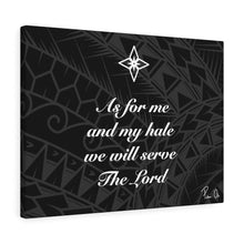 Load image into Gallery viewer, Scripture Canvas Gallery Wraps (Black)
