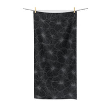 Load image into Gallery viewer, Hibiscus Polycotton Towel (Gray)
