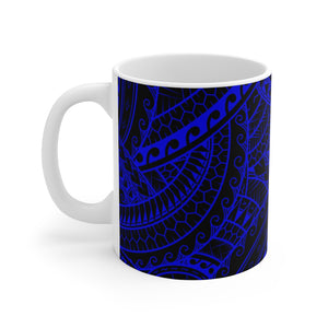 Tribal Graphic Mug 11oz (Royal Blue)