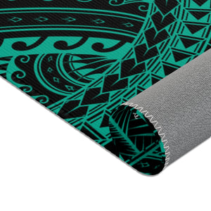 Tribal Area Rug (Teal)