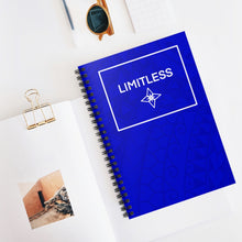 Load image into Gallery viewer, Tribal LIMITLESS Square Spiral Notebook - Ruled Line (Blue)
