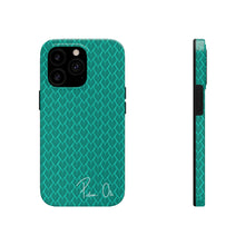 Load image into Gallery viewer, Spear Script Phone Case (Teal)

