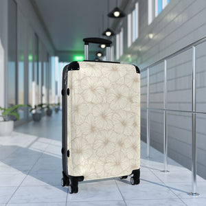 Hibiscus Suitcase (Off White)