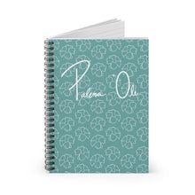 Load image into Gallery viewer, Puakenikeni Spiral Notebook - Ruled Line (Blue)
