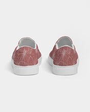 Load image into Gallery viewer, Hibiscus Women&#39;s Slip-On Canvas Shoe (Light Pink)
