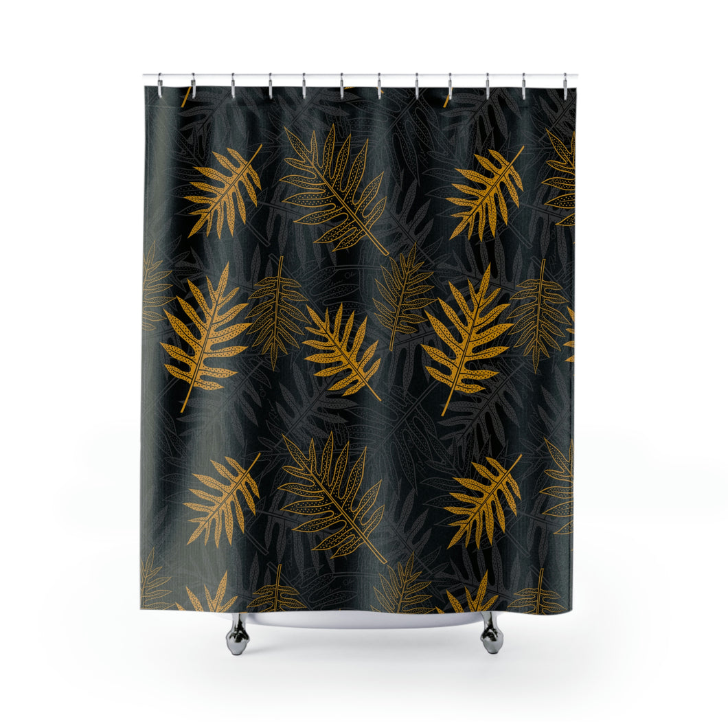 Laua’e Shower Curtain (Yellow)