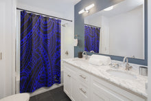 Load image into Gallery viewer, Tribal Shower Curtain (Royal Blue)
