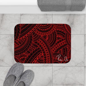Tribal Bath Mat (Red)