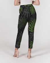 Load image into Gallery viewer, Laua’e Women&#39;s Belted Tapered Pants (Green)
